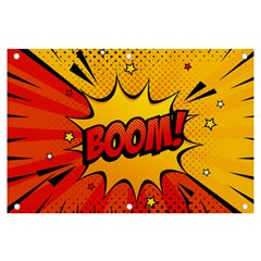 Explosion Boom Pop Art Style Banner And Sign 6  X 4  by Pakemis