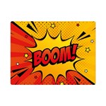 Explosion Boom Pop Art Style Flano Blanket (Mini) 35 x27  Blanket Front