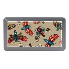 Tattoos Colorful Seamless Pattern Memory Card Reader (mini) by Pakemis