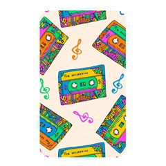 Seamless Pattern With Colorfu Cassettes Hippie Style Doodle Musical Texture Wrapping Fabric Vector Memory Card Reader (rectangular)