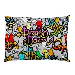 Hip Hop Background Pillow Case (two Sides) by Pakemis