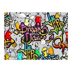 Hip Hop Background Double Sided Flano Blanket (mini) by Pakemis