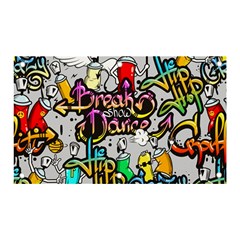 Hip Hop Background Banner And Sign 5  X 3  by Pakemis