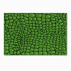 Seamless Pattern Crocodile Leather Postcard 4 x 6  (pkg Of 10)