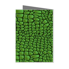 Seamless Pattern Crocodile Leather Mini Greeting Cards (pkg Of 8) by Pakemis