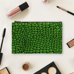 Seamless Pattern Crocodile Leather Cosmetic Bag (medium) by Pakemis