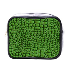 Seamless Pattern Crocodile Leather Mini Toiletries Bag (one Side) by Pakemis