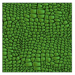 Seamless Pattern Crocodile Leather Square Satin Scarf (36  X 36 ) by Pakemis