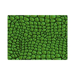 Seamless Pattern Crocodile Leather Flano Blanket (mini) by Pakemis