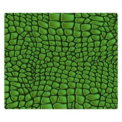 Seamless Pattern Crocodile Leather Flano Blanket (small) by Pakemis