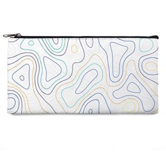 Abstract Colorful Topographic Map Design Vector Pencil Case by Pakemis