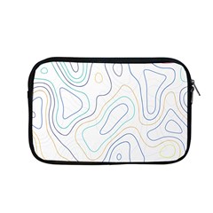 Abstract Colorful Topographic Map Design Vector Apple Macbook Pro 13  Zipper Case