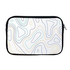 Abstract Colorful Topographic Map Design Vector Apple Macbook Pro 17  Zipper Case by Pakemis