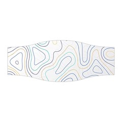 Abstract Colorful Topographic Map Design Vector Stretchable Headband by Pakemis