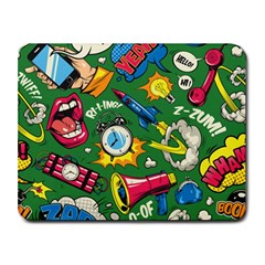 Pop Art Colorful Seamless Pattern Small Mousepad