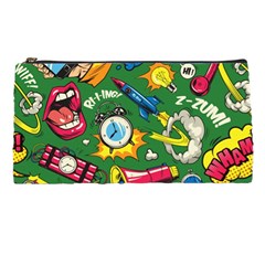 Pop Art Colorful Seamless Pattern Pencil Case by Pakemis