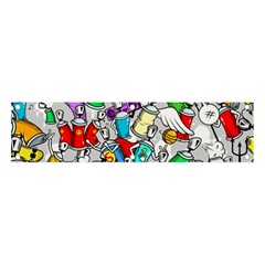 Graffit Characters Seamless Pattern Art Banner And Sign 4  X 1  by Pakemis