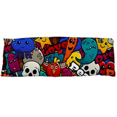 Graffiti Characters Seamless Pattern Body Pillow Case (dakimakura) by Pakemis