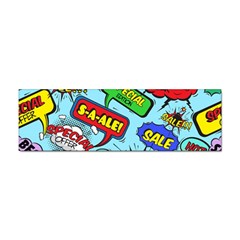 Comic Bubbles Seamless Pattern Sticker (bumper)