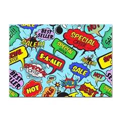 Comic Bubbles Seamless Pattern Sticker A4 (10 Pack)