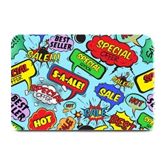 Comic Bubbles Seamless Pattern Plate Mats