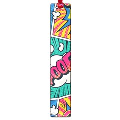 Comic Colorful Seamless Pattern Large Book Marks by Pakemis