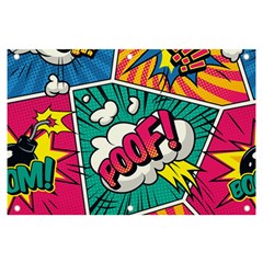 Comic Colorful Seamless Pattern Banner And Sign 6  X 4 