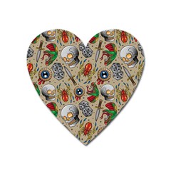 Tattoo Pattern Heart Magnet