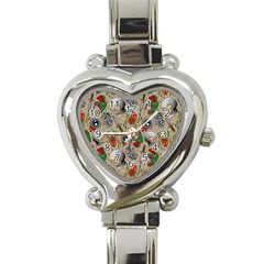 Tattoo Pattern Heart Italian Charm Watch