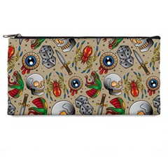 Tattoo Pattern Pencil Case