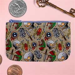 Tattoo Pattern Large Coin Purse