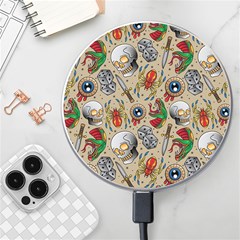 Tattoo Pattern Wireless Charger by Pakemis