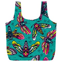 Vintage Colorful Insects Seamless Pattern Full Print Recycle Bag (xxxl) by Pakemis