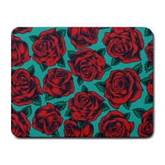 Vintage Floral Colorful Seamless Pattern Small Mousepad by Pakemis