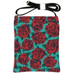 Vintage Floral Colorful Seamless Pattern Shoulder Sling Bag Front