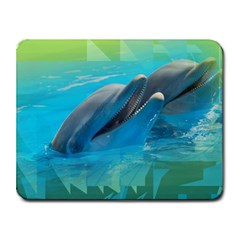 Beautiful Dolphins Small Mousepad by Sparkle