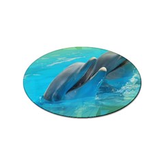 Beautiful Dolphins Sticker (oval) by Sparkle