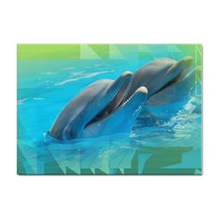 Beautiful Dolphins Sticker A4 (10 Pack) by Sparkle