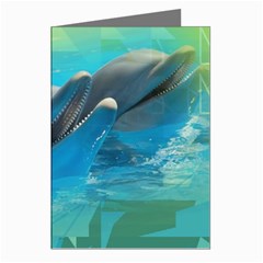 Beautiful Dolphins Greeting Cards (pkg Of 8)