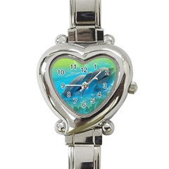 Beautiful Dolphins Heart Italian Charm Watch by Sparkle