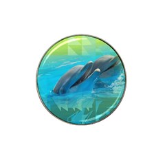 Beautiful Dolphins Hat Clip Ball Marker (4 Pack) by Sparkle