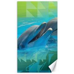 Beautiful Dolphins Canvas 40  X 72 