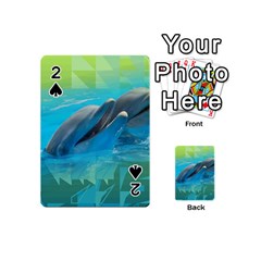 Beautiful Dolphins Playing Cards 54 Designs (mini) by Sparkle