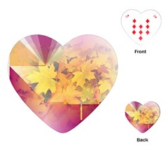 Colorful Nature Playing Cards Single Design (heart) by Sparkle