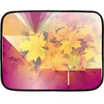 Colorful Nature Fleece Blanket (Mini) 35 x27  Blanket