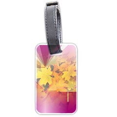 Colorful Nature Luggage Tag (two Sides) by Sparkle