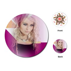 Beauty Playing Cards Single Design (round) by Sparkle