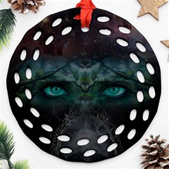 Vampire s Round Filigree Ornament (two Sides) by Sparkle