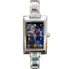 Mercurybeauy Rectangle Italian Charm Watch by Sparkle