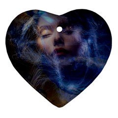 Mercurybeauy Heart Ornament (two Sides)